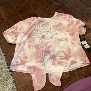Juniors Bebe tie dye shirt